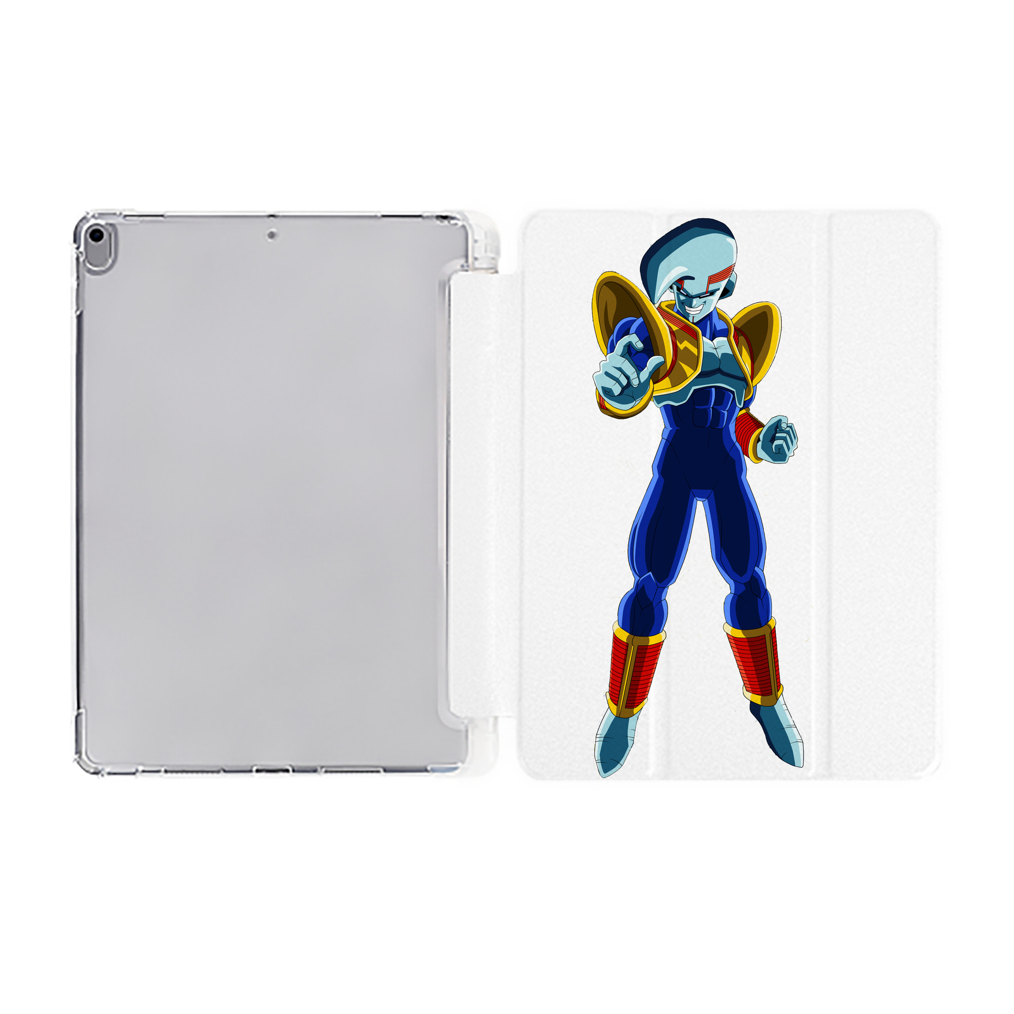 （画像用） ドラゴンボール DRAGON BALL IPad ケース ペン収納付き 三つ折りスタンド PUレザー×シリコン 対応機種9.5/10.5/10.9インチ